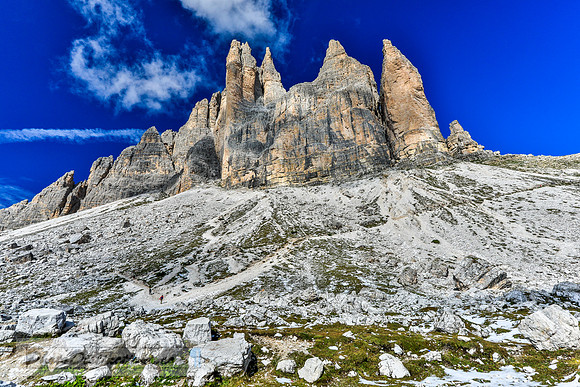 1244.2 Tre Cime Laveredo from 7708 ft (1 of 1)